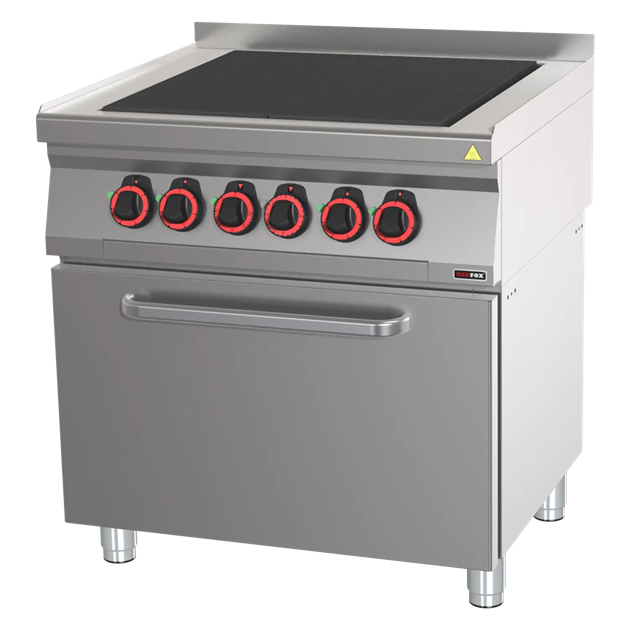 RM Gastro Redfox 700 - SPLT 70/80-11 E Restaurangspis med 4 Plattor me