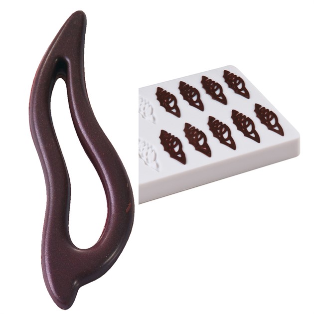 Form chokladdekoration, 63x23