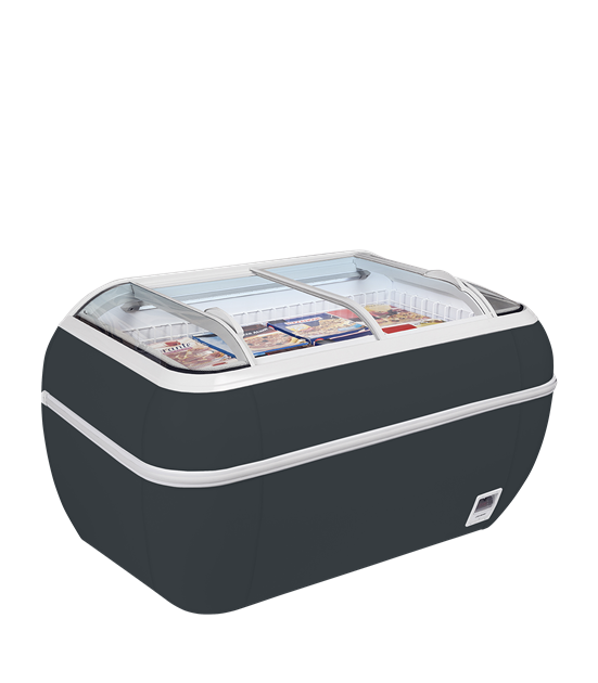 Antracit frysbox stormarknad TWIN HEAD A-F