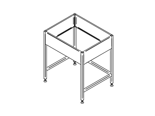 Stativ till Drop-in (för 2 GN-kantiner)