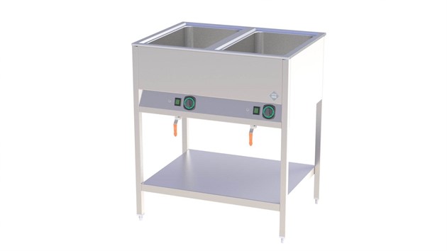 RM Gastro REDFOX Snack vattenbad  2xGN1/1 -200mm BMSD-2120