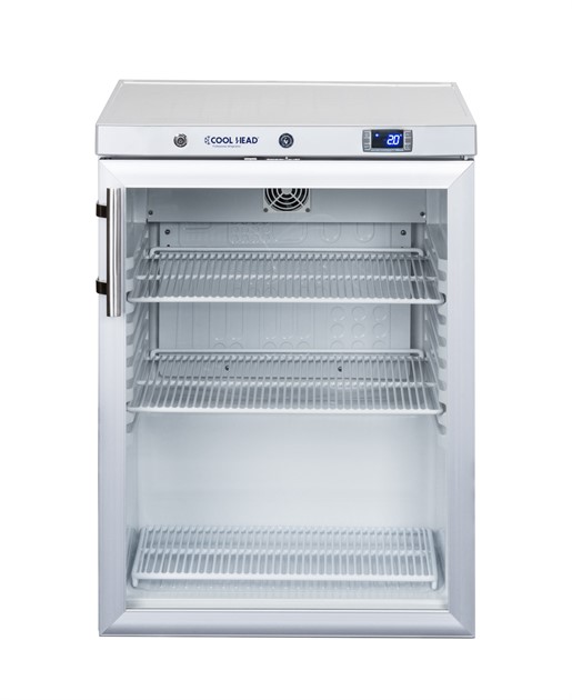 Kylskåp med glasdörr 200 liter