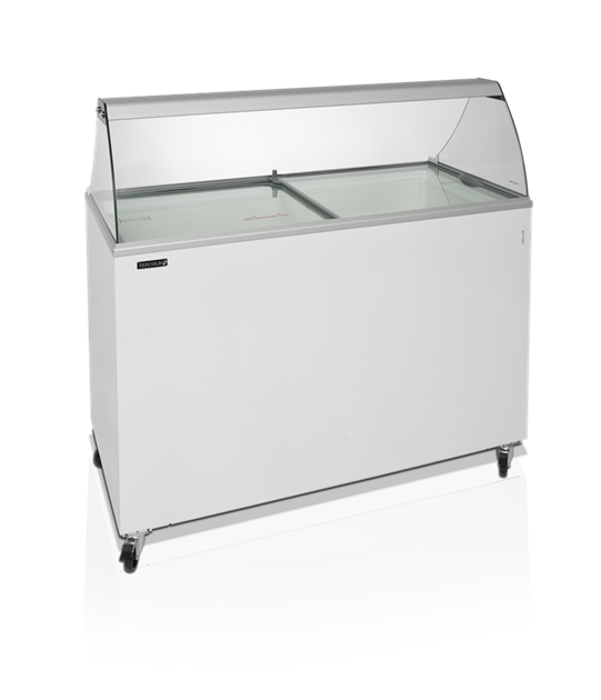 Tefcold skopglassfrys 10 lådor